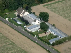 pension chien Domaine d’Orphée Essarts-le-Roi vue aérienne