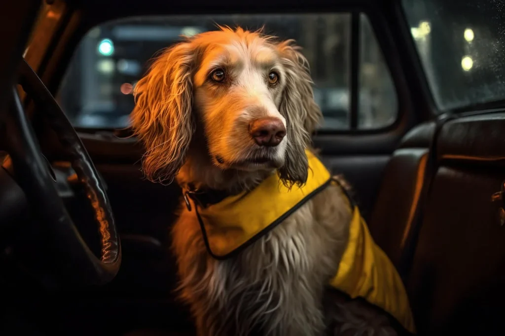 taxi animalier longue distance chien transport confortable